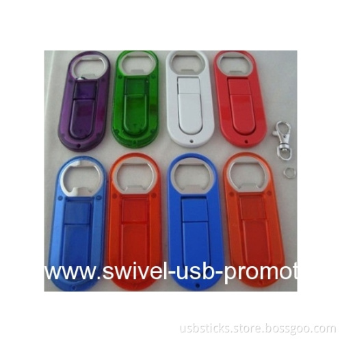 Plastic bottle opener usb stick